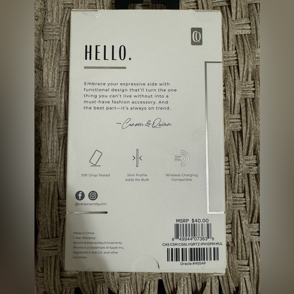 Carson and Quinn iPhone 12 Pro Max case - Picture 2 of 2